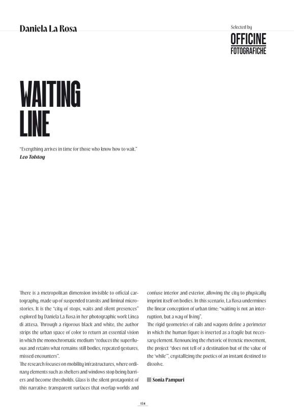 Cities16 - Daniela La Rosa - Waiting Line